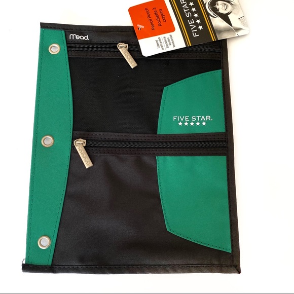 Five Star First Gear Zipper Pencil School Pouch - Picture 4 of 7